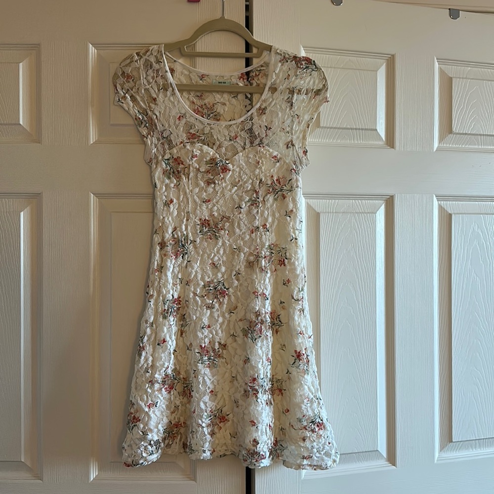Urban Outfitters White Lace Dress